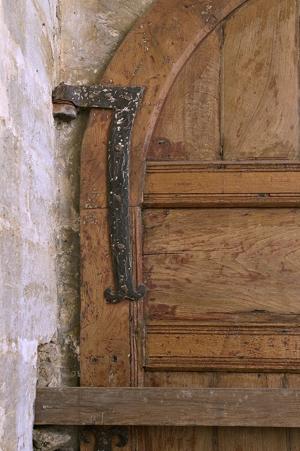Door with strap hinges, 1620