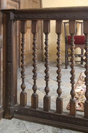 Altar rail gate, 18th century