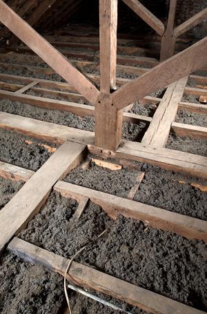 Tie beam at king post, summer beams, and common joists; 1778