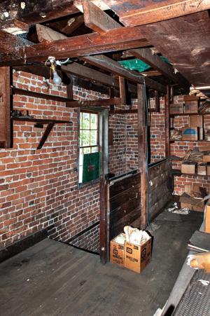 Interior of 2nd story, ca. 1870