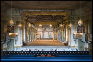 Stage of royal theatre, 1766
