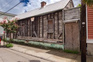 Traditional frame and joinery with circular-sawn timbers, ca. 18