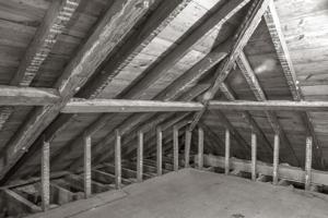 Principal-rafter roof frame