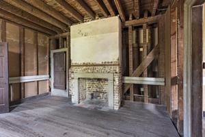 Seond floor bedchamber in rear wing, 1750s