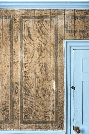 Faux paint, parlor
