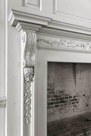 Drawing room mantel console, 1750s