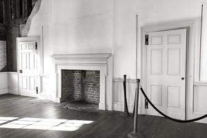 Dining room created in teh 1750s