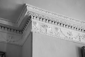 Drawing room plaster cornice, 1796-97