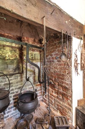 Kitchen hearth, 1786
