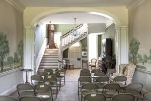 Entry hall and staircase, 1786