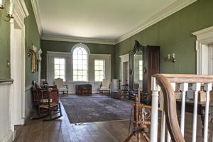 Second-story center hall, 1786