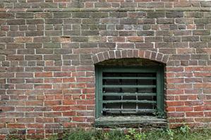 Cellar window on approach facade; 1786