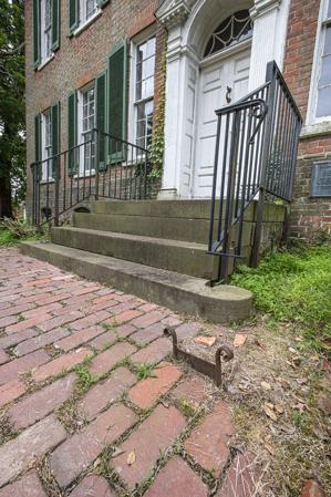 19th-century stone steps