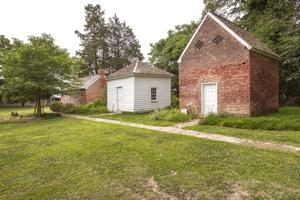 Row of 19th-century outbuildings
