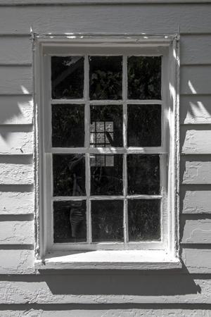 Dairy window and pintles from missing strap hinges and shutters