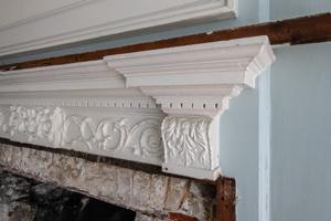 2nd-floor drawing room mantel, 1774