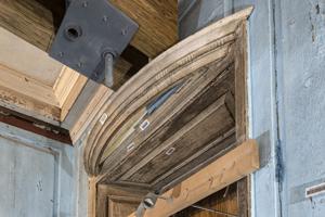 Hall window with vallaence that probably slightly post dates the