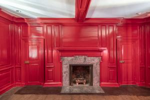 SAround 1800 the chimney was repaired and mantel repalced in the