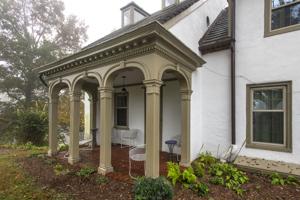 Porch salvaged from Mordington by H. F. duPont and reused on the
