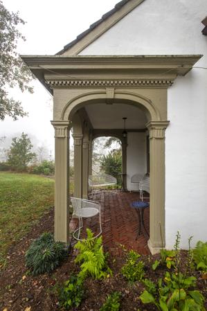 Porch salvaged from Mordington by H. F. duPont and reused on the