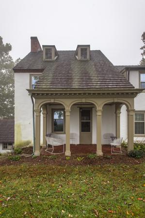 Porch salvaged from Mordington by H. F. duPont and reused on the