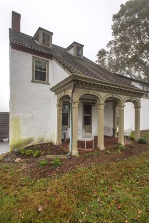 Porch salvaged from Mordington by H. F. duPont and reused on the