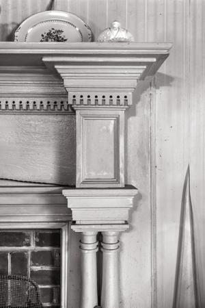 Basement dining room mantel, 1840s
