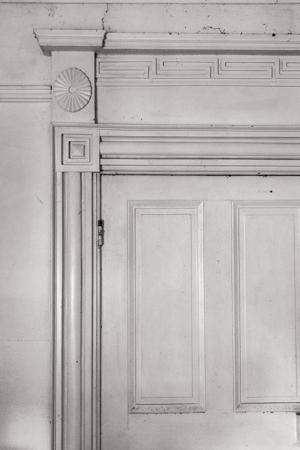 Parlor doorway, 1840s