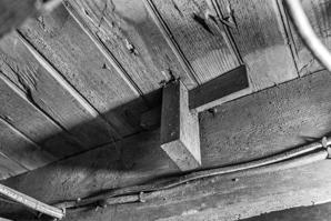 Tenon from newel post, early 19th century