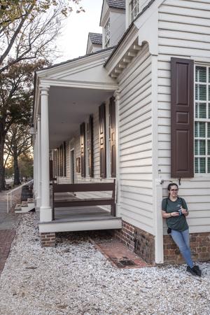 Porch reconstructed, 2017