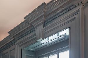 Window detail in the parlor 1750s