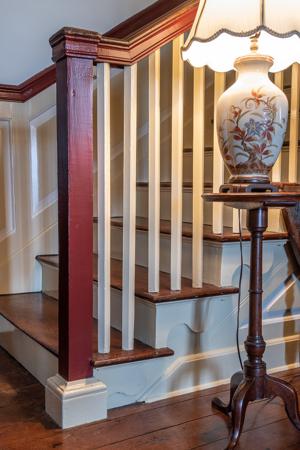 Main stairs likley remodeled in 1784