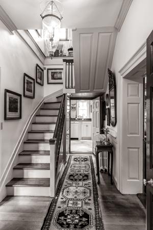 Backstairs added in 1784