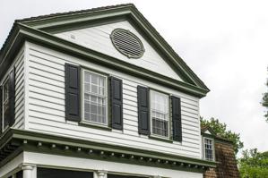 Upper level of porch enclosed in 1784