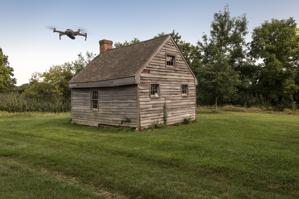 Drone surveying of the slave house
