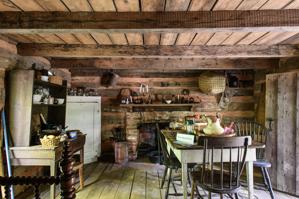 Cabin moved to Patuxent River Park, likley originally built afte