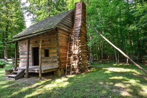 Cabin moved to Patuxent River Park, likley originally built afte