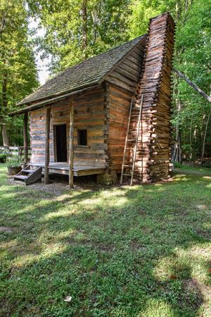Cabin moved to Patuxent River Park, likley originally built afte
