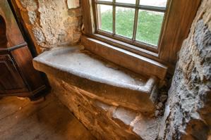 Stone sink, ca. 1758