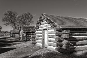 Reconstructed Revolutionary War cabin