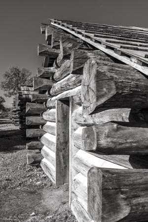 Reconstructed Revolutionary War cabin