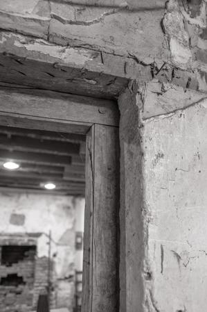 Cellar doorjamb; ca, 1812