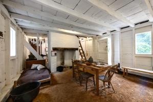 Rebuilt center chimney