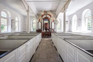 Reredos and pulpit