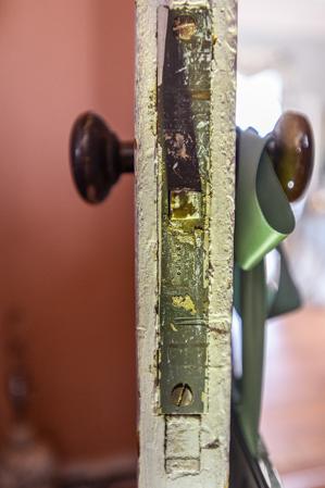 Clark Balto. mortise lock, drawing room door