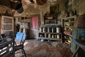 Kitchen and door to pantry