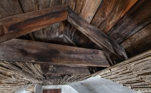 Butted rafters in 1840s wing