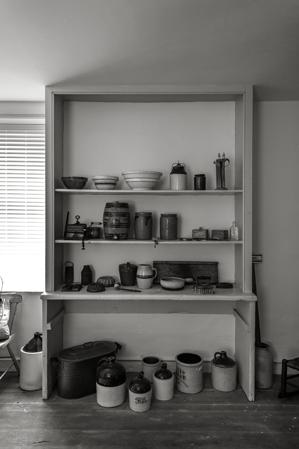 Dresser in kitchen, 1804 or not long thereafter
