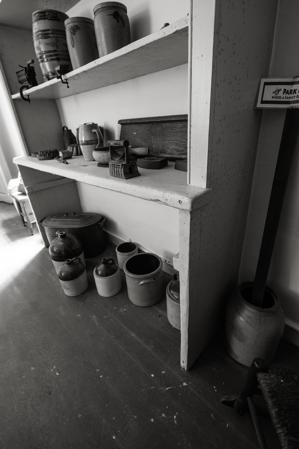 Dresser in kitchen, 1804 or not long thereafter