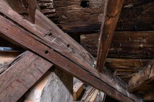 Strut to principal rafter joinery; 1804